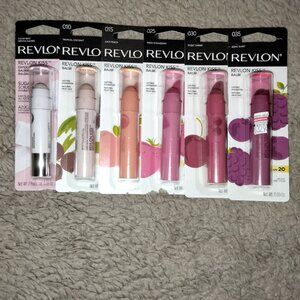 Revlon Kiss Balm 6 Shades 6 Packs Total New Unopened